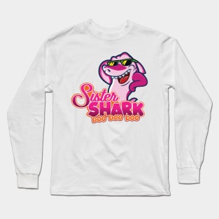 'Sister Shark' Awesome Shark Matching Family Long Sleeve T-Shirt